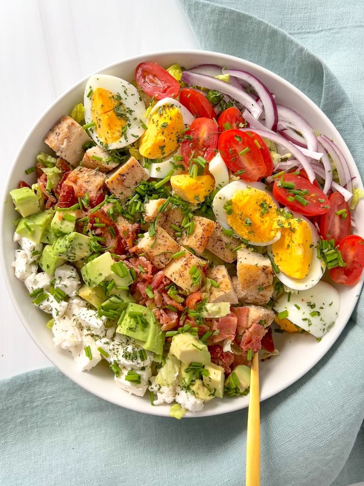 Chicken Egg Protein Salad