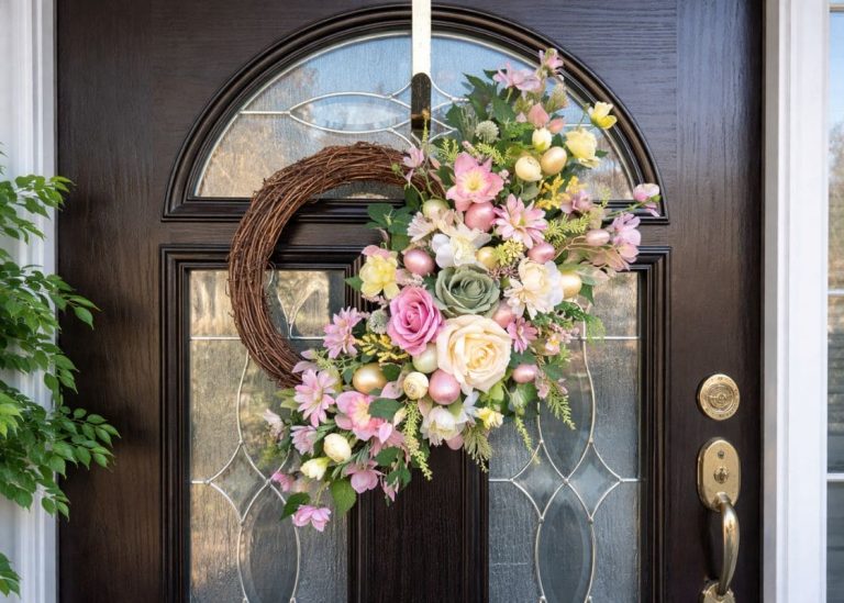 20 Eye-Catching Easter Wreath Ideas for a Festive Front Door