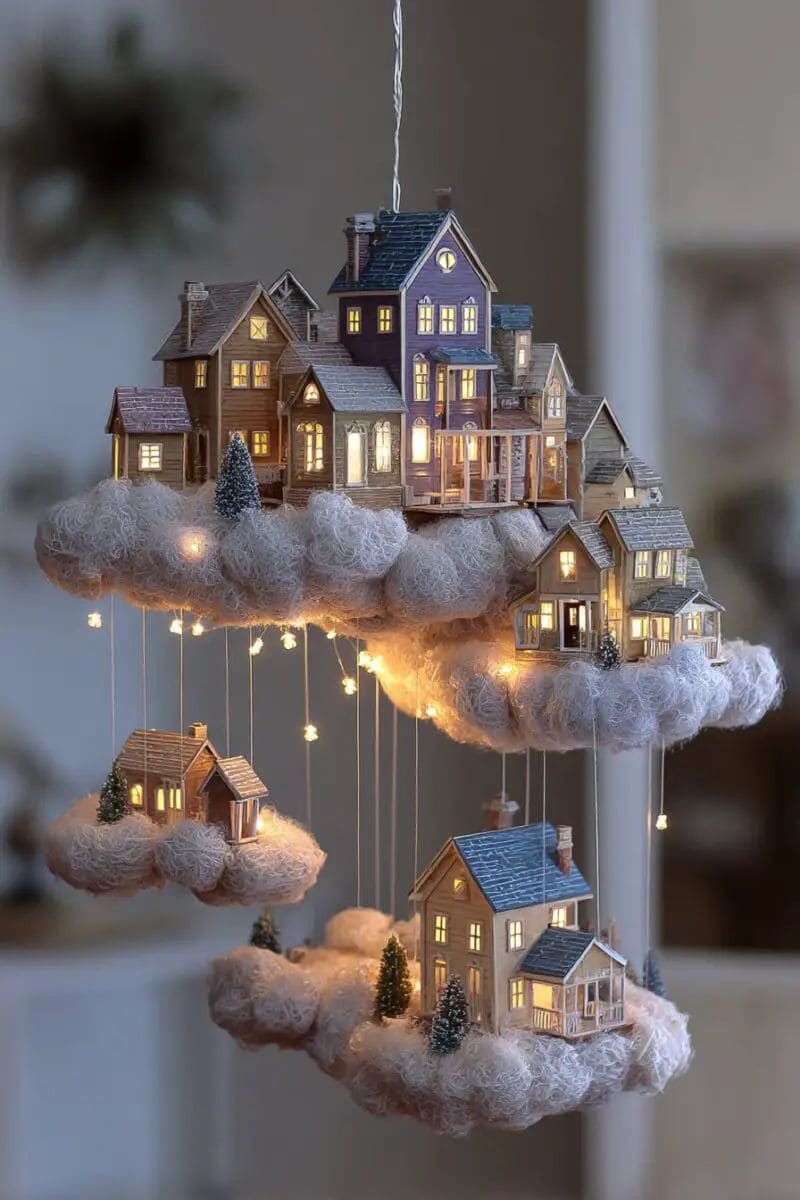 Floating Cloud Village Display