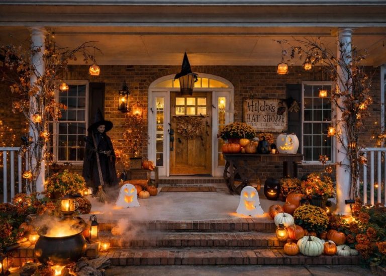 20+ Halloween Porch Decorations for a Spooky First Impression