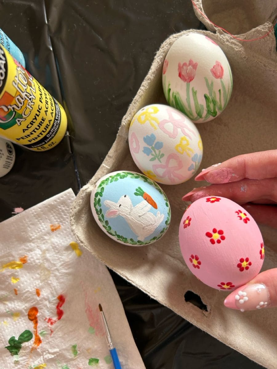 Hand-Painted Easter Eggs