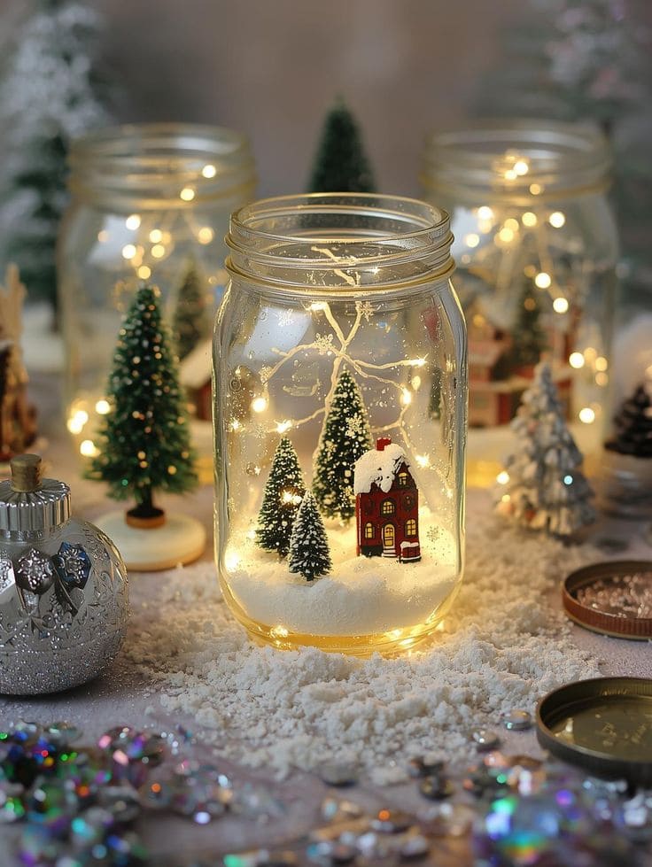 Magical Winter Jar Lantern