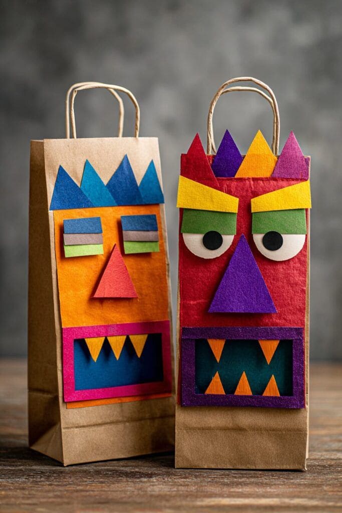 Monster Paper Treat Bags