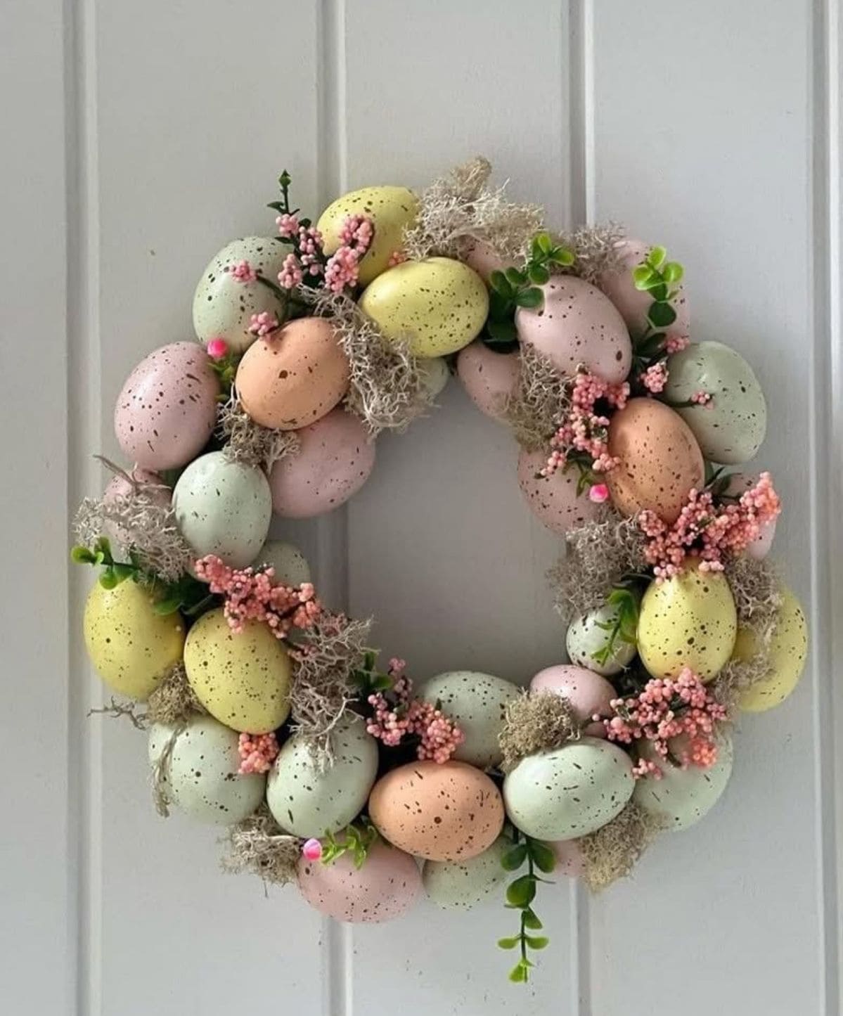Pastel Egg Spring Wreath