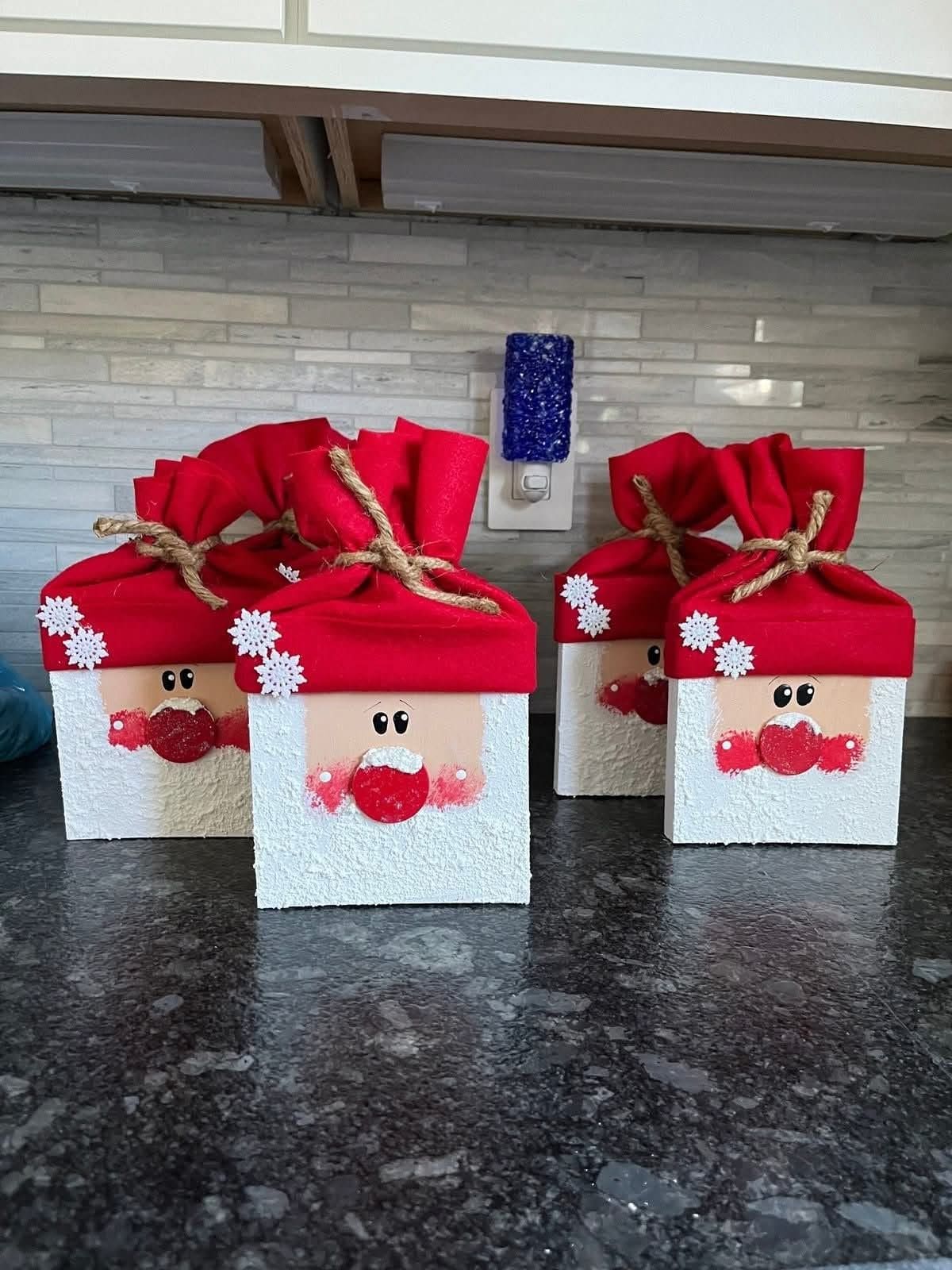 Santa Gift Box Decorations