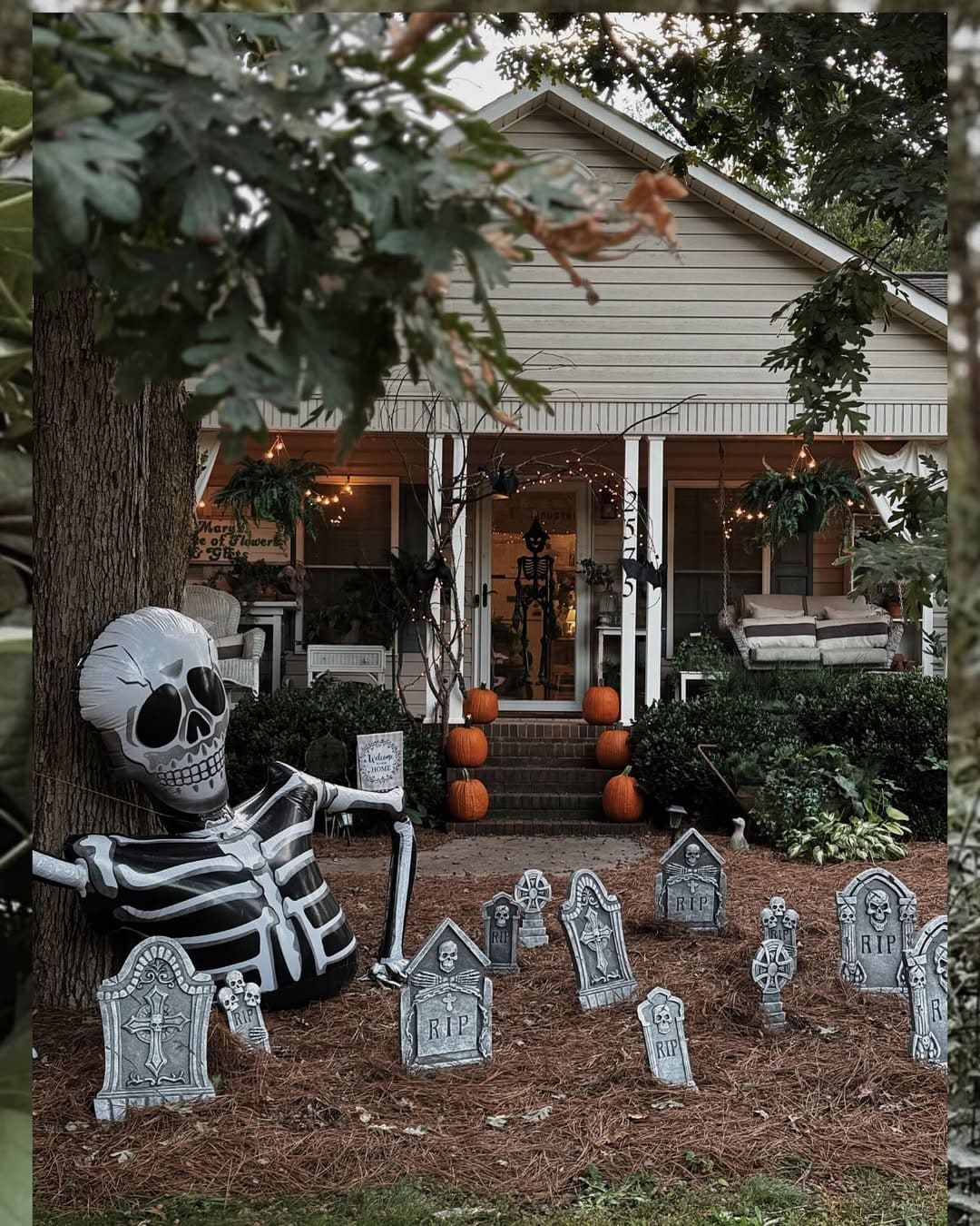Spooky Front Yard Graveyard