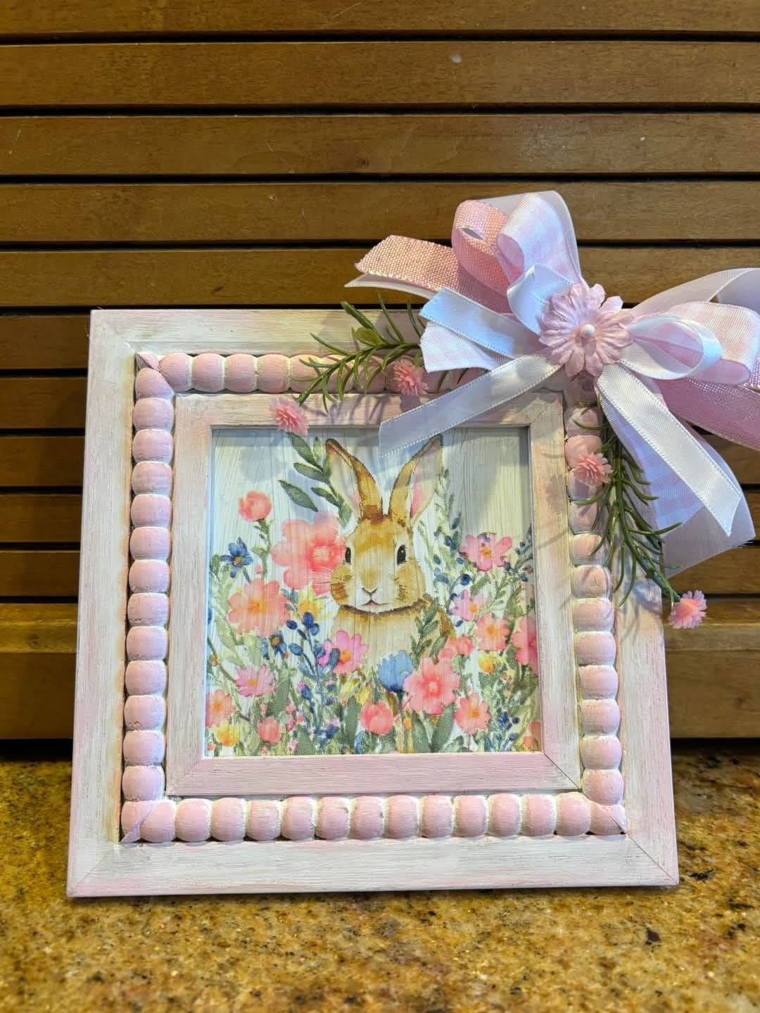 Sweet Bunny Spring Frame Decor