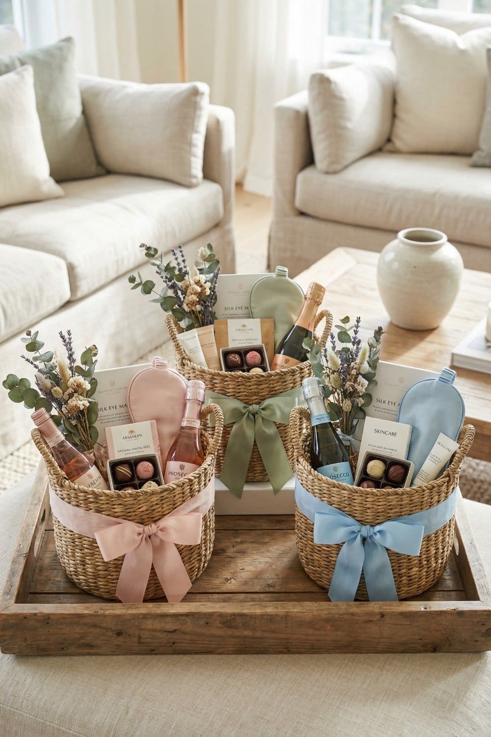 Thoughtful Spring Gift Basket Display